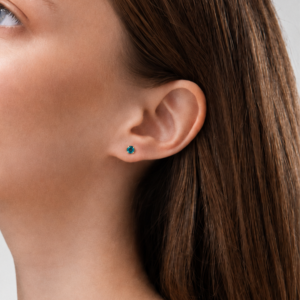 Aretes circonia azul