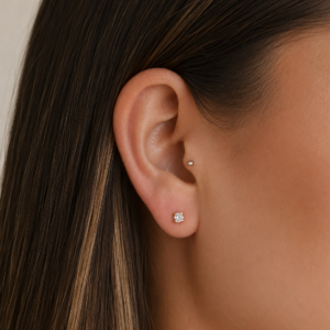 Aretes corte princesa
