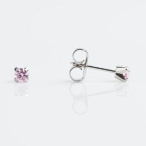 Aretes circonia rosada