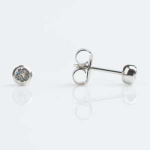 Aretes cristal en bisel