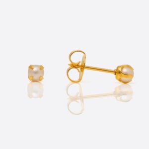 Aretes con perla