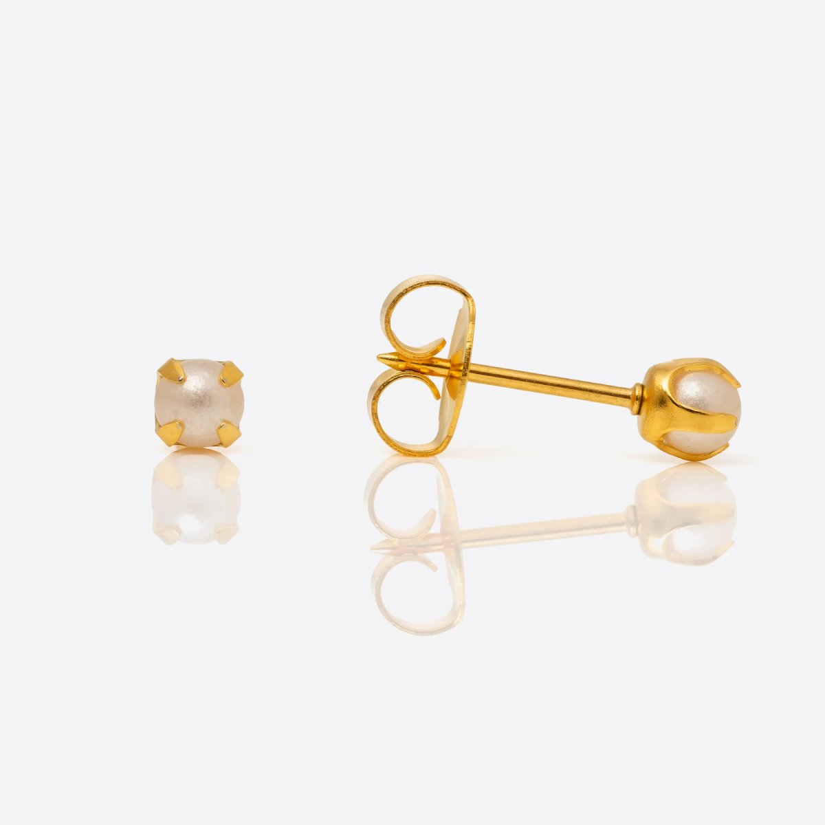 Aretes con perla