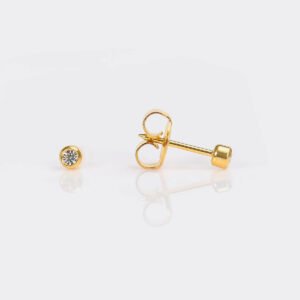 Aretes cristal en bisel