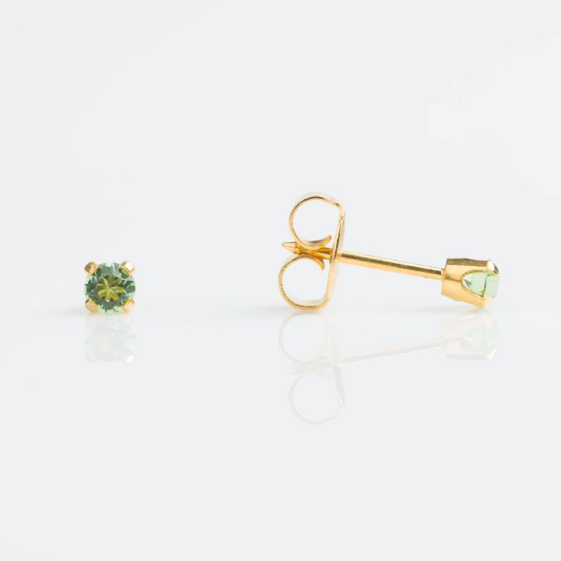 Aretes cristal peridoto